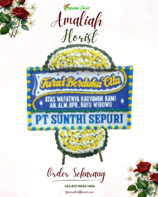 Papan Bunga Duka di Geselma